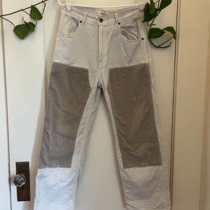 Rudy Jude color block utility jeans in Moss - RJ size 3
